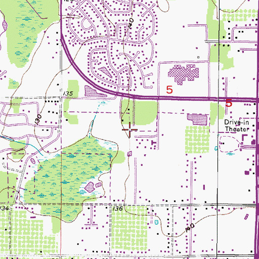 Topographic Map of West Plant City, FL