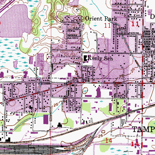 Topographic Map of Silva City, FL