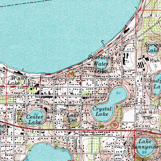 Topographic Map of First Church of Christ, Scientist, FL