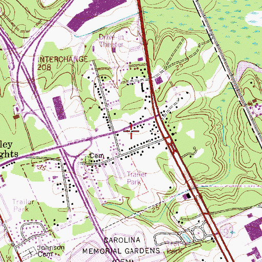 Topographic Map of Limestone College, SC