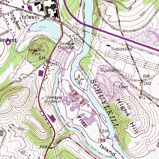 Topographic Map of State Game Lands Number 324, PA