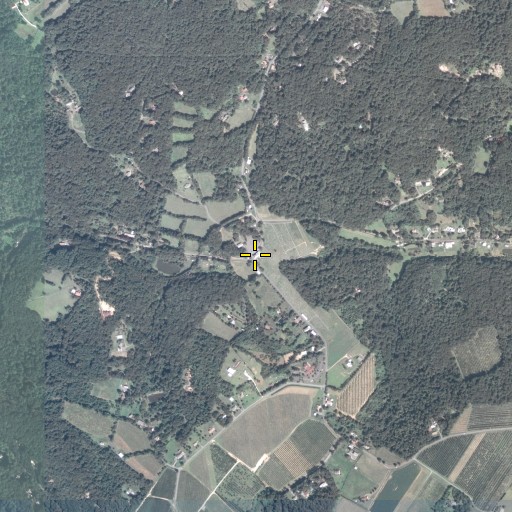 Aerial/Satellite Image of Saint John-Hill United Church of Christ, PA