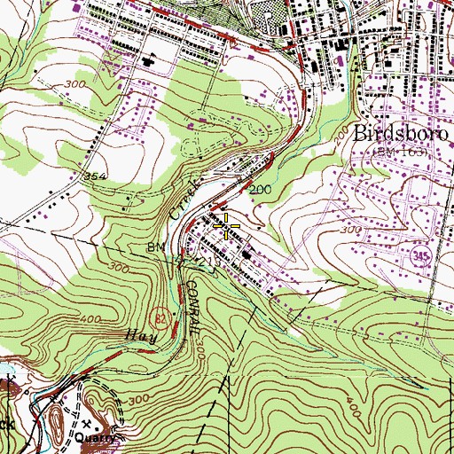 Topographic Map of Texas (historical), PA