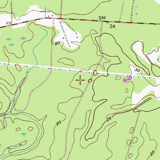 Topographic Map of Buckwalter Commons Industrial Park, SC