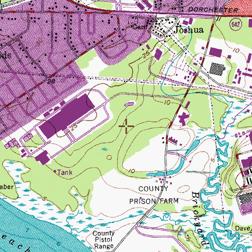 Topographic Map of Faber Place, SC