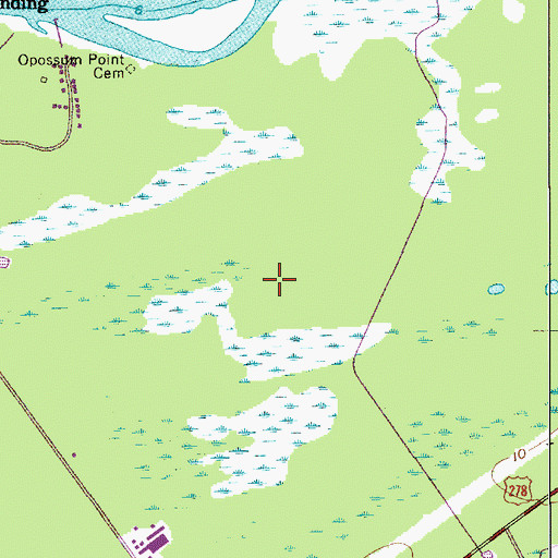 Topographic Map of Wexford Golf Club, SC