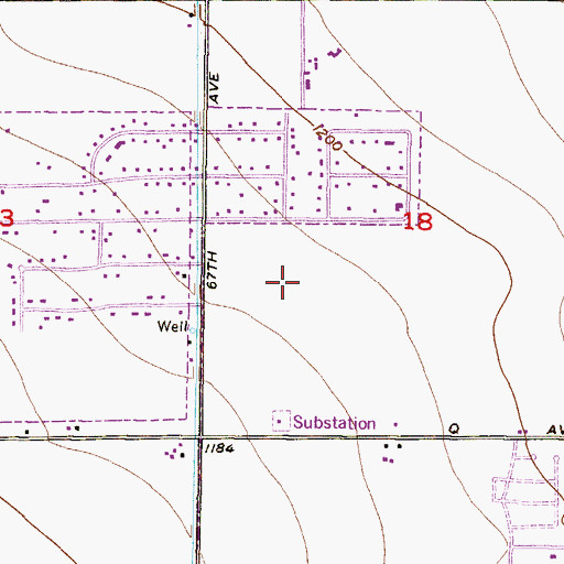 Topographic Map of Longhorn Ranch II, AZ
