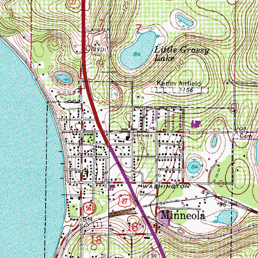 Topographic Map of First Baptist Learning Center, FL