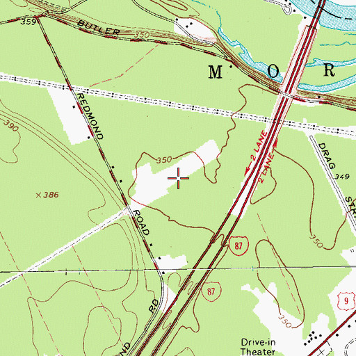 Topographic Map of Spier Pines, NY