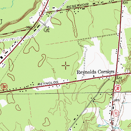 Topographic Map of White Birch Estates, NY