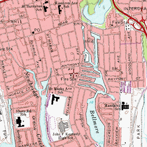 Topographic Map of New Jerusalem Christian Academy, NY
