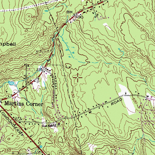 Topographic Map of David R Cawley Middle School, NH