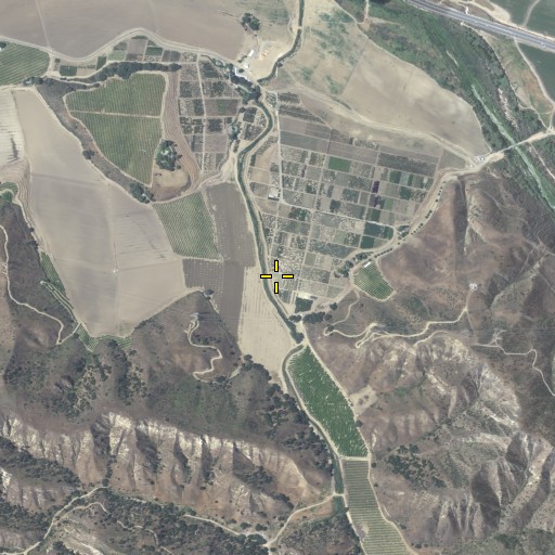 Aerial/Satellite Image of Tapo Canyon, CA