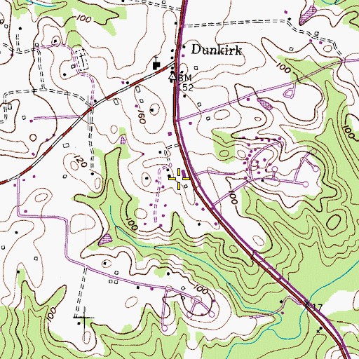 Topographic Map of Apple Greene Business Park 99, MD