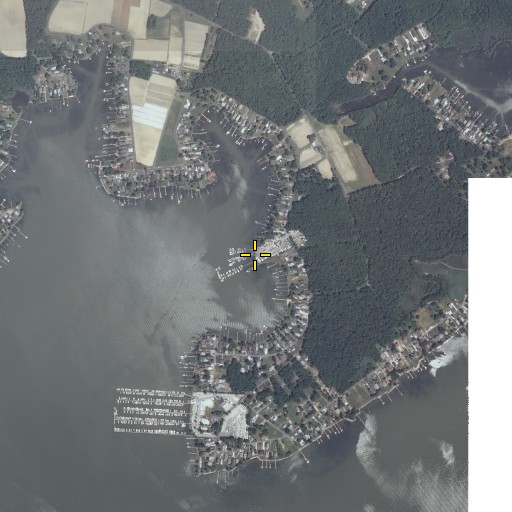 Aerial/Satellite Image of Galloway Creek Marina, MD