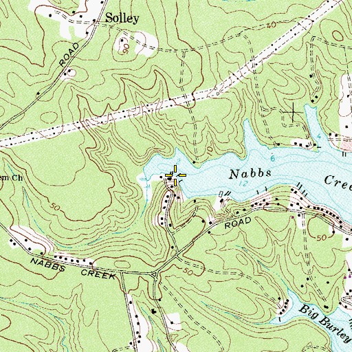 Topographic Map of Hand Brothers Marina, MD