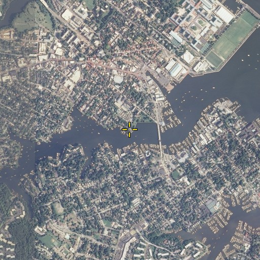 Aerial/Satellite Image of Olde Towne Marina, MD
