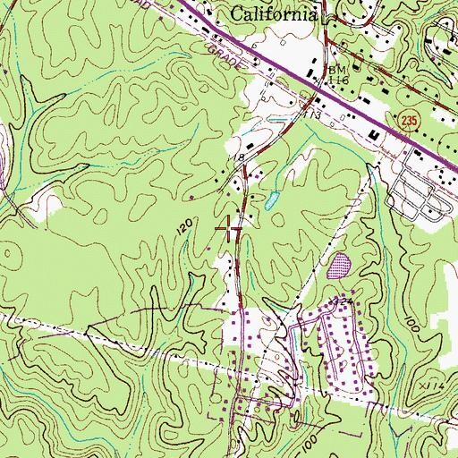 Topographic Map of The Church of Jesus Christ of Latter Day Saints, MD
