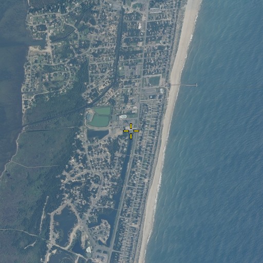 Aerial/Satellite Image of Avon Post Office, NC