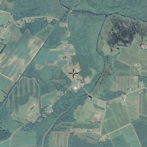 Aerial/Satellite Image of Cherry Church of God, NC