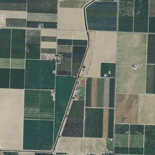 Aerial/Satellite Image of Traver Canal, CA