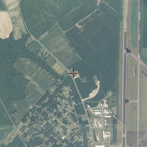 Aerial/Satellite Image of Albemarle Baptist Church, NC