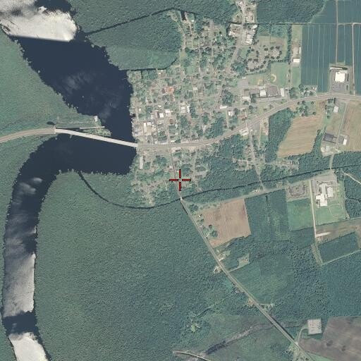 Aerial/Satellite Image of Salem Baptist Church, NC
