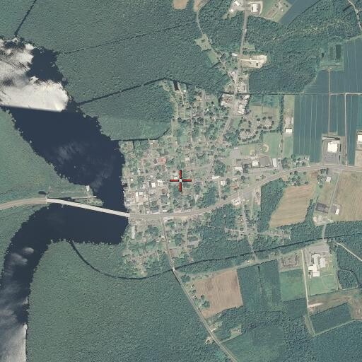 Aerial/Satellite Image of Wesley Memorial United Methodist Church, NC