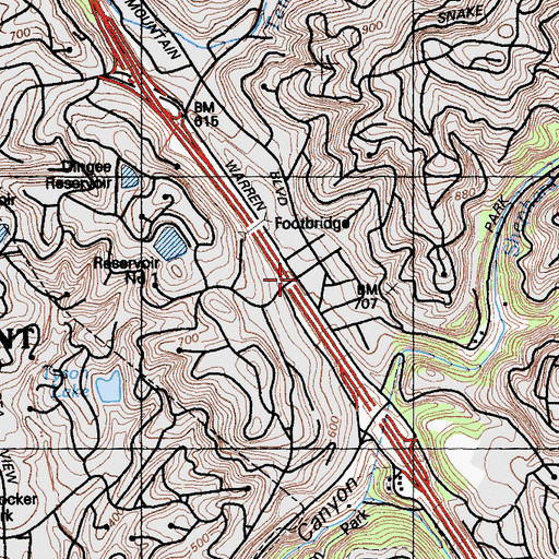 Topographic Map of Strong Academy, CA