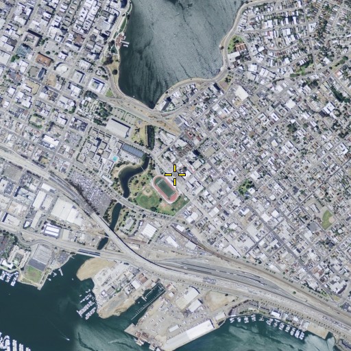 Aerial/Satellite Image of MetWest High School, CA