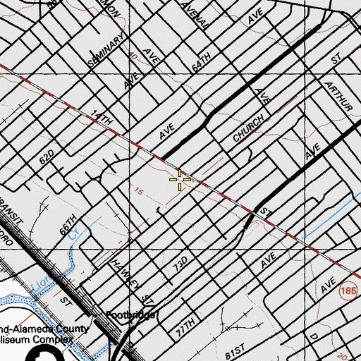 Topographic Map of Futures Elementary School, CA