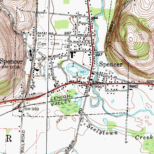 Topographic Map of Nichols Pond, NY