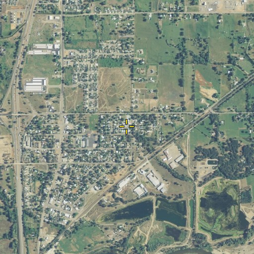 Aerial/Satellite Image of Cottonwood Estates, CA