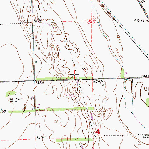 Topographic Map of Northwest Substation, KS