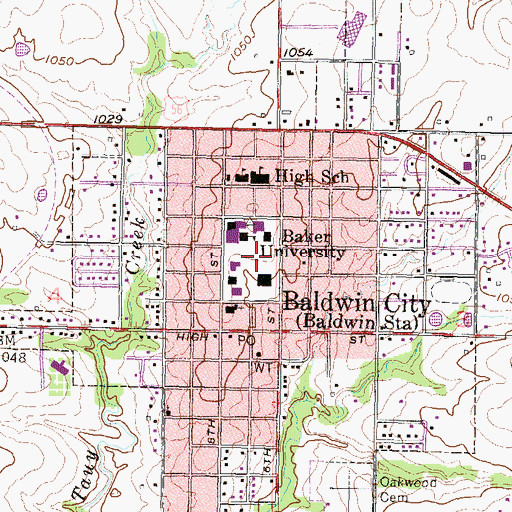 Baker University Clarience L Osbourne Memorial Chapel, KS