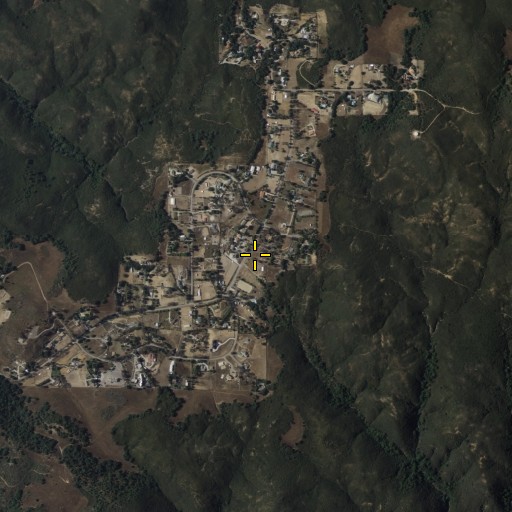 Aerial/Satellite Image of Verdugo Potrero, CA