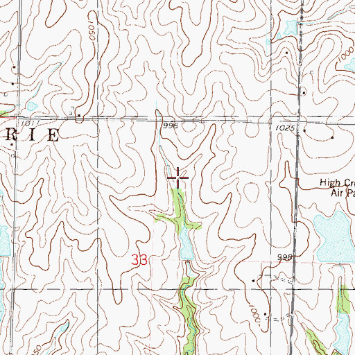 Topographic Map of Leavenworth County Sewer District Number 1, KS