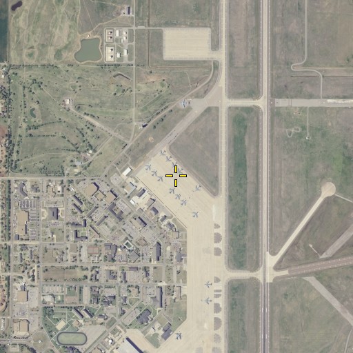 Aerial/Satellite Image of Altus Air Force Base, OK