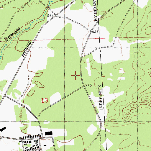 Topographic Map of Fort McCoy, WI