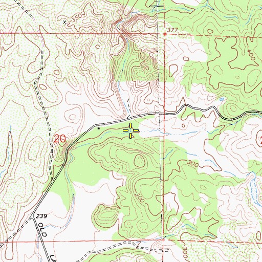 Topographic Map of Palama Creek, CA