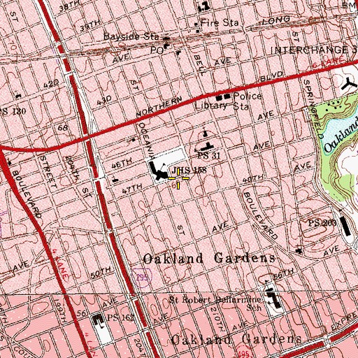 Topographic Map of Good News Presbyterian Church of New York, NY