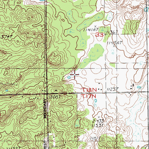 Topographic Map of Chase Station (historical), MI