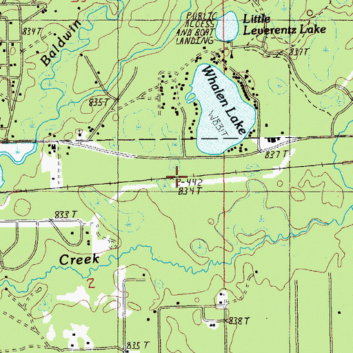 Topographic Map of Forman Station (historical), MI