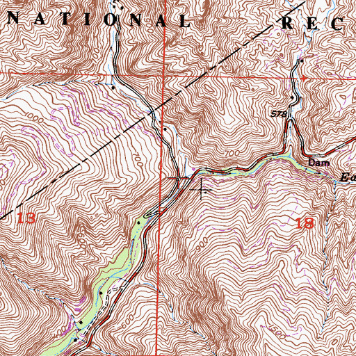 Topographic Map of West Fork Arroyo Sequit, CA