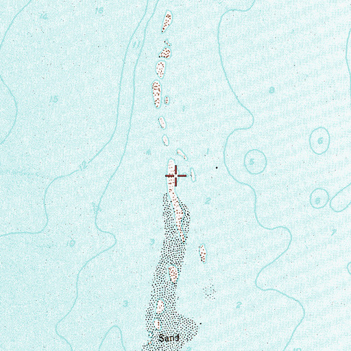 Topographic Map of Cartwright Shoals, NY