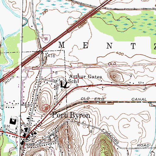 Topographic Map of Guidone Farms, NY