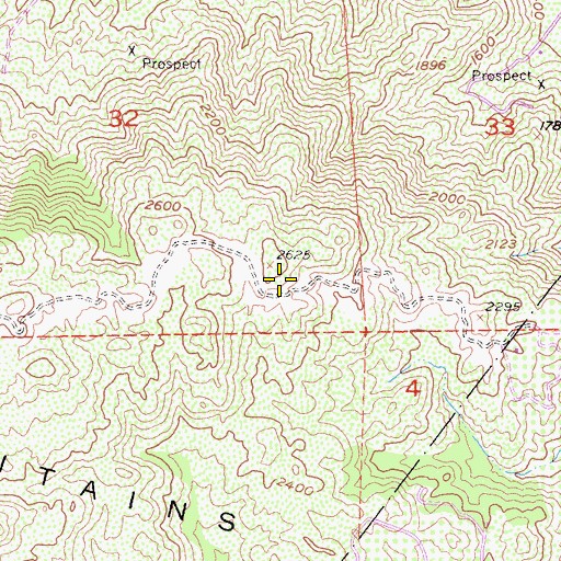 Topographic Map of Wildomar Truck Trail, CA