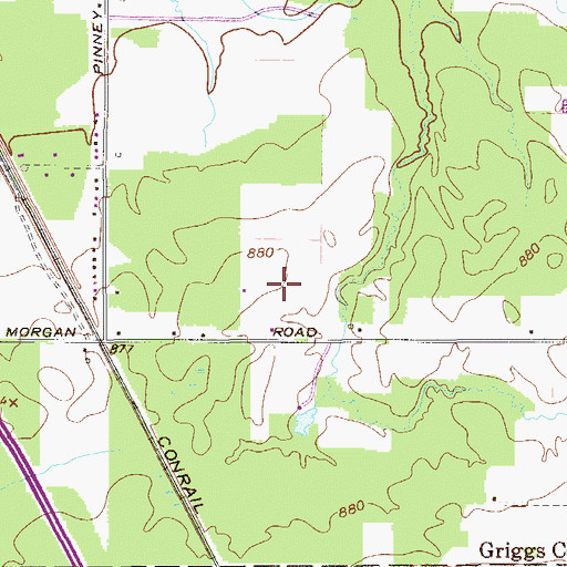 Topographic Map of Plymouth Pines Alpaca Farm, OH