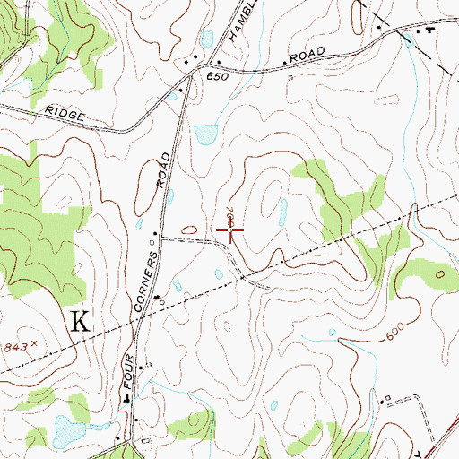 Topographic Map of Applewood Orchards, NY