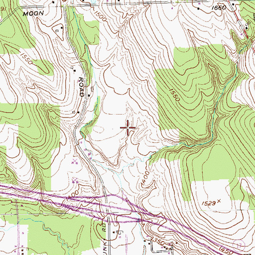 Topographic Map of Peterson Farm, NY